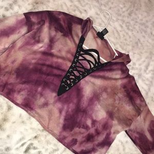 Long sleeve crop top